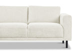 Moderne 3-zits Hoekbank Links Beige Stof Aniko met Lounger 240x197x78 cm