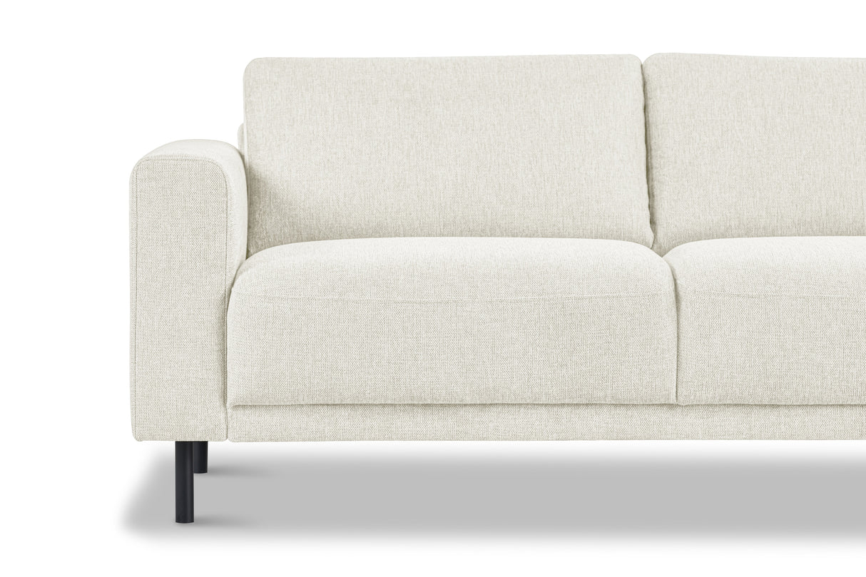 Moderne 2,5-zits Bank Beige Stof Aniko 183x90x78 cm