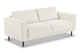 Moderne 2,5-zits Bank Beige Stof Aniko 183x90x78 cm