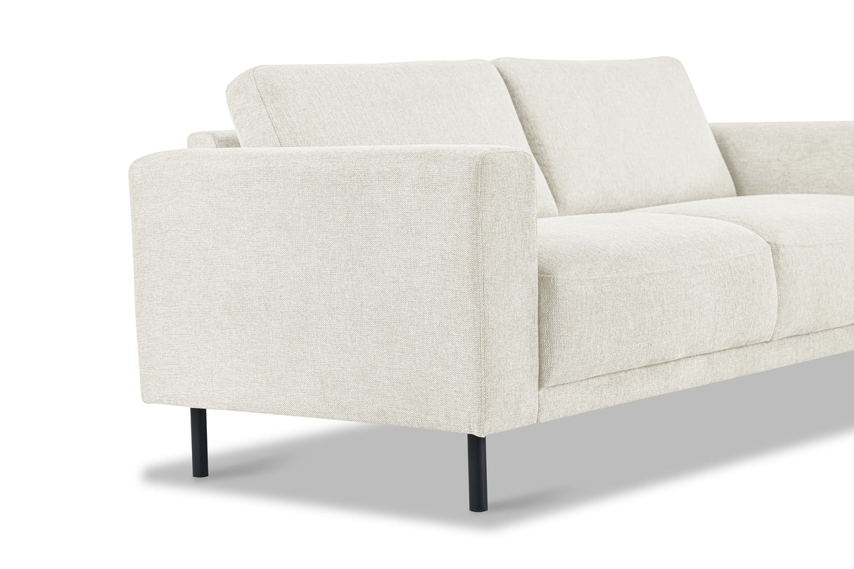 Moderne 2,5-zits Bank Beige Stof Aniko 183x90x78 cm