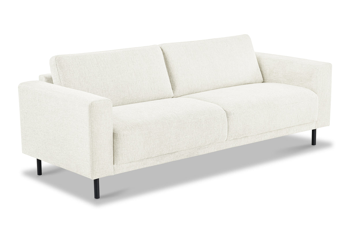 Moderne 3-zits Bank Beige Stof Aniko 213x90x78 cm