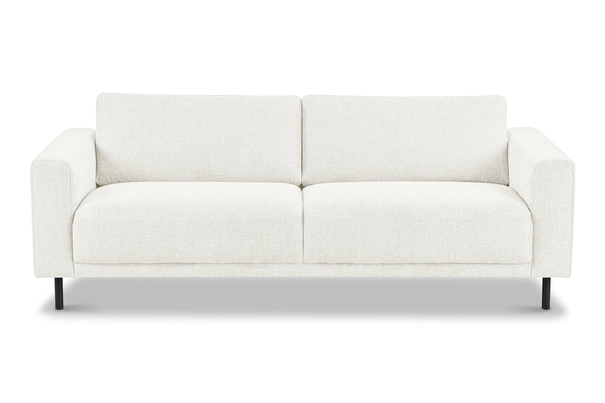 Moderne 3-zits Bank Beige Stof Aniko 213x90x78 cm