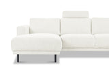 Moderne U-Bank Hoekbank Rechts Beige Stof Aniko 310x197x78 cm