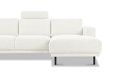 Moderne U-Bank Hoekbank Links Beige Stof Aniko 310x197x78 cm