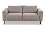 Moderne 2,5-zits Bank Taupe Stof Aniko 183x90x78 cm