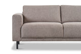 Moderne 2,5-zits Bank Taupe Stof Aniko 183x90x78 cm