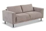 Moderne 2,5-zits Bank Taupe Stof Aniko 183x90x78 cm