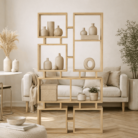 Bookcase Rail Eik Melamine 79x166.5x24 cm