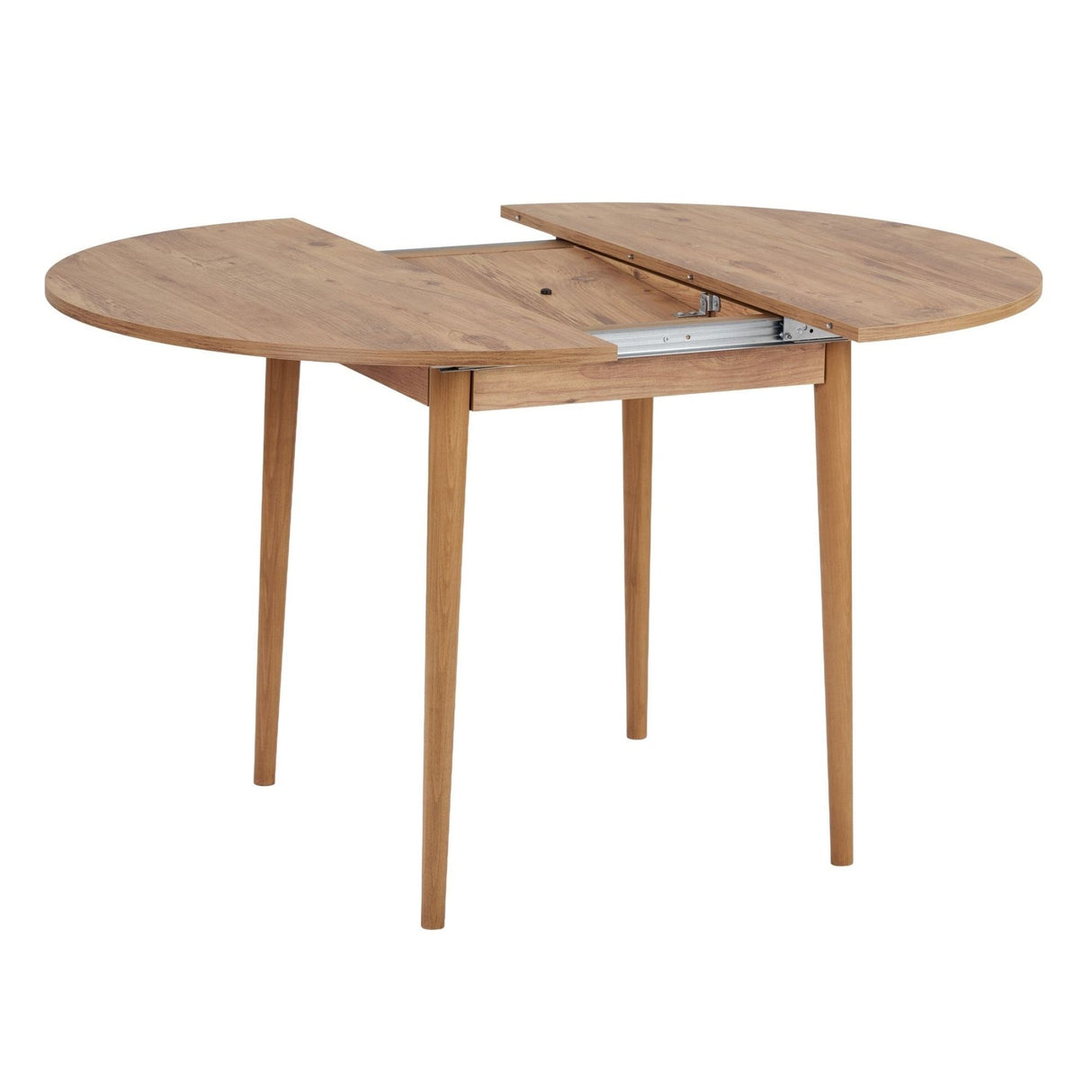 Eettafels - Eettafel Grenen Melamine uitschuifbaar 100 - 130 cm - Vienna - Dimehouse