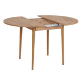Eettafels - Eettafel Grenen Melamine uitschuifbaar 100 - 130 cm - Vienna - Dimehouse