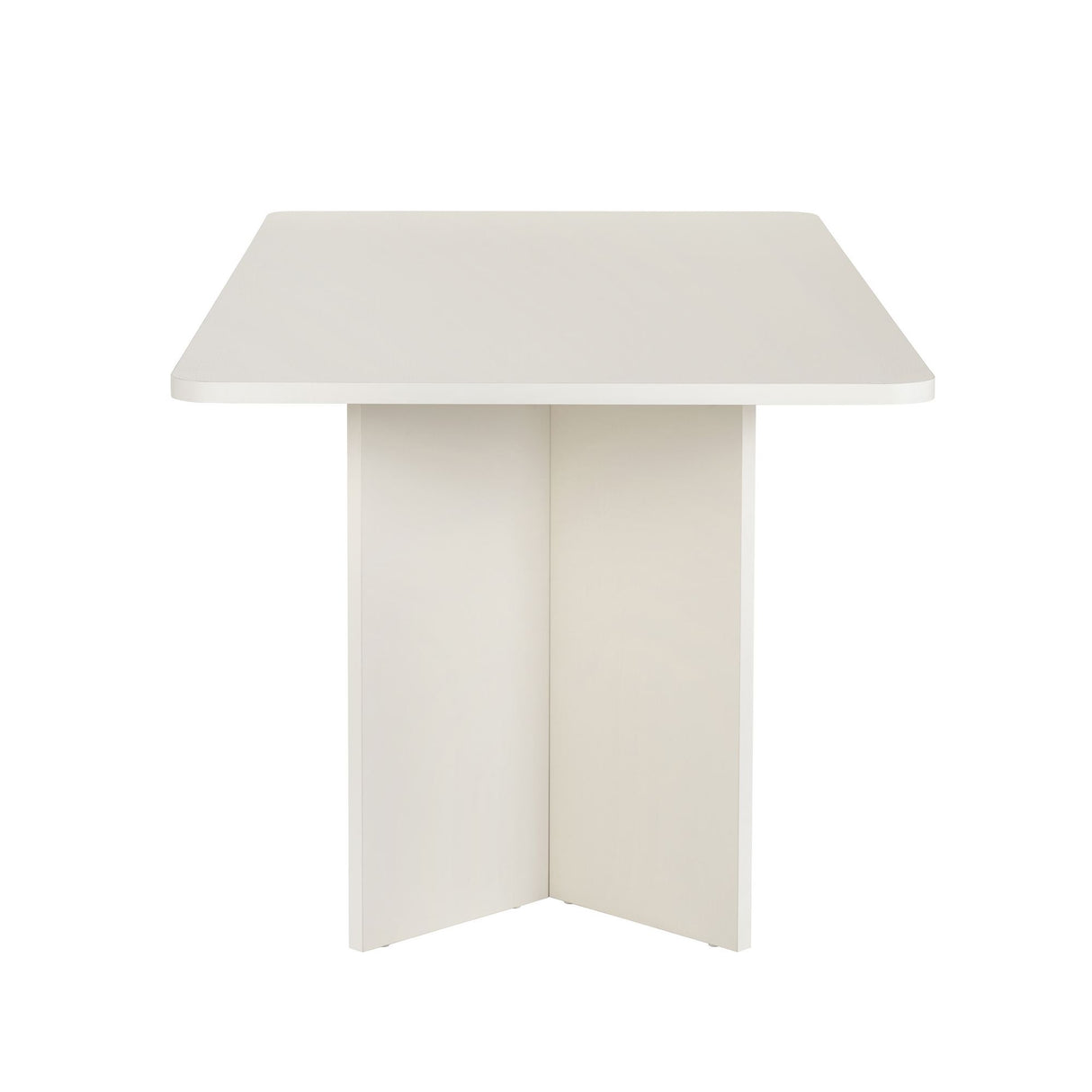 Eettafels - Eettafel Wit Melamine rechthoekig 180x89,5x75 cm - Linova - Dimehouse