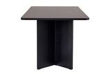 Eettafels - Eettafel Zwart Melamine rechthoekig 180x89,5x75 cm - Linova - Dimehouse
