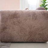 Banken-Hoekbank taupe chenille stof - 272x170 cm - Shane - links-Dimehouse