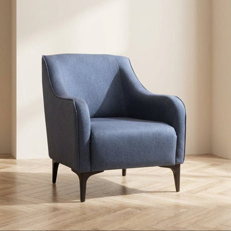 Sillón Belissimo Blue foto atmosférica en un interior moderno