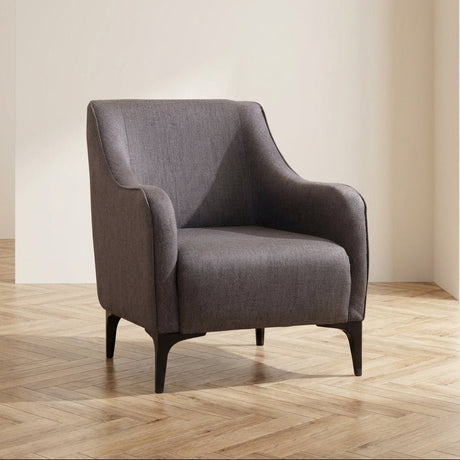 Sillón Belissimo gris oscuro foto atmosférica en un interior moderno