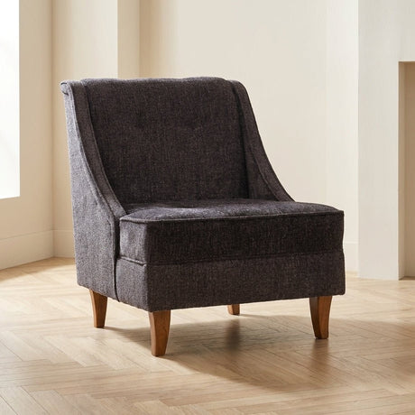 Sillón Ella Prestij Fotografía atmosférica antracita en un interior moderno
