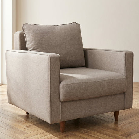 Sillón Eva Crème foto atmosférica en un interior moderno