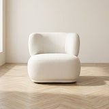 Sillón Livorno Blanco foto atmosférica en un interior moderno