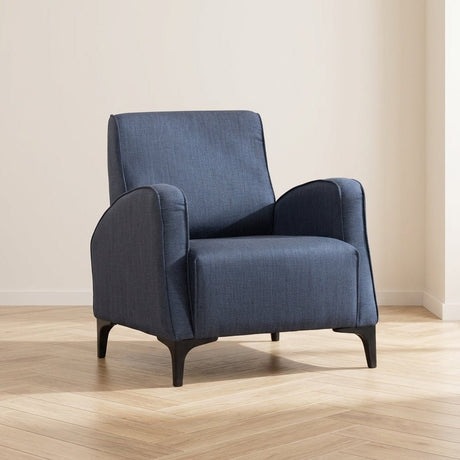 Sillón Petra Blue foto atmosférica en un interior moderno