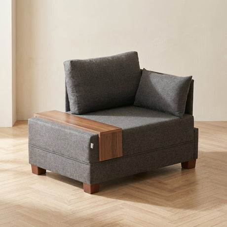 Sillón Right Fly Antracita foto atmosférica en un interior moderno