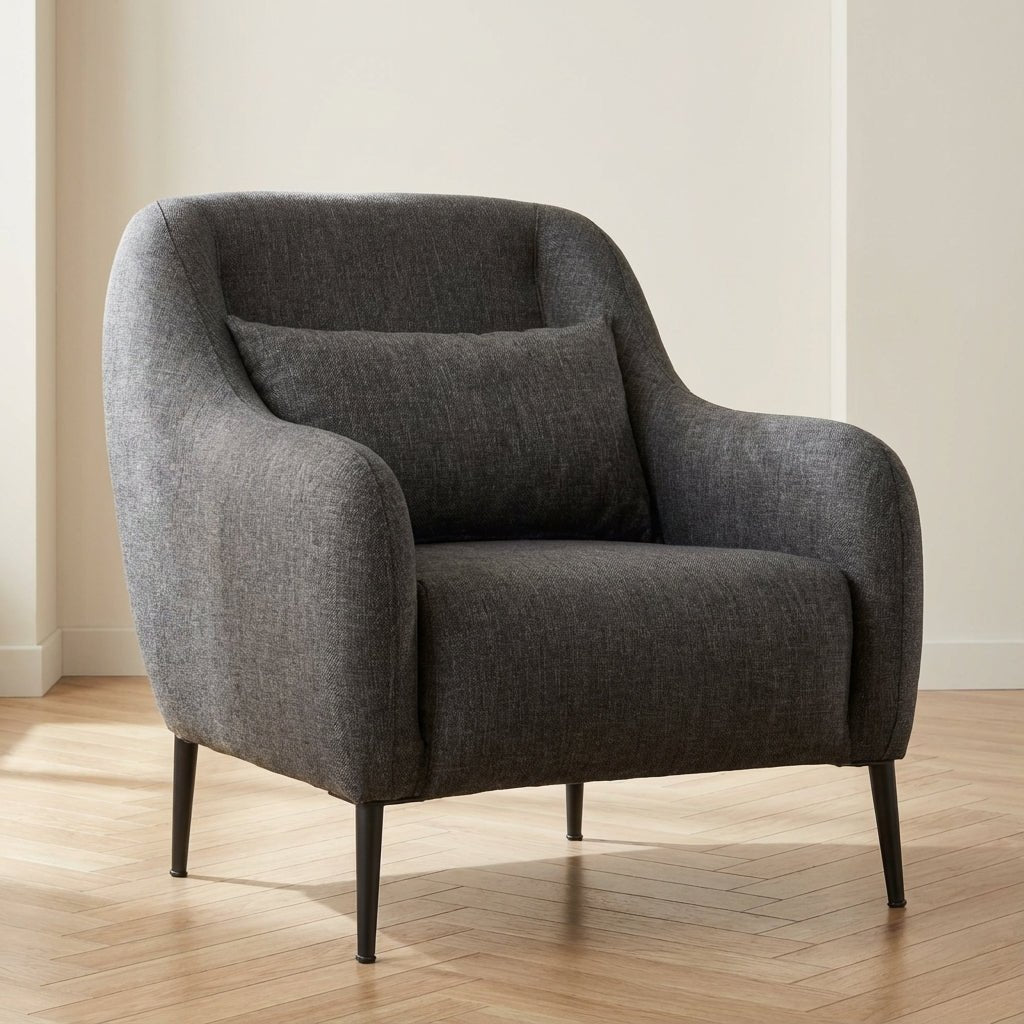 Sillón Venus Antracita foto atmosférica en un interior moderno