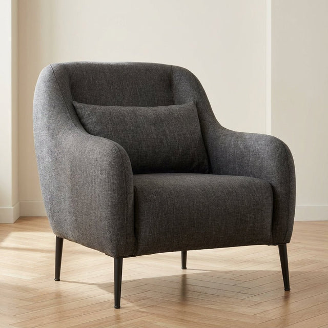Sillón Venus Antracita foto atmosférica en un interior moderno