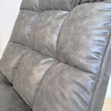 Sillón giratorio Yuki Antracita Eco-cuero 360° Giratorio 