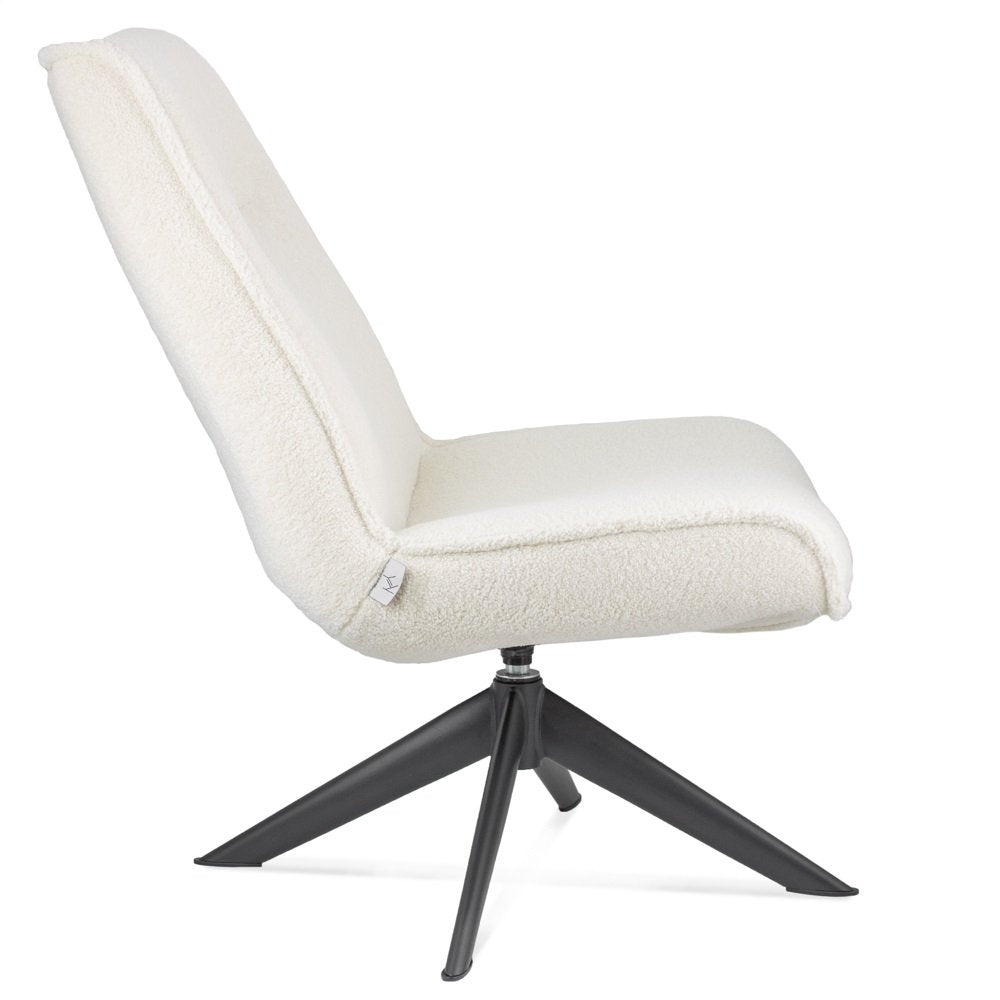 Fauteuils - Draaibare fauteuil Marijn teddy naturel - Dimehouse