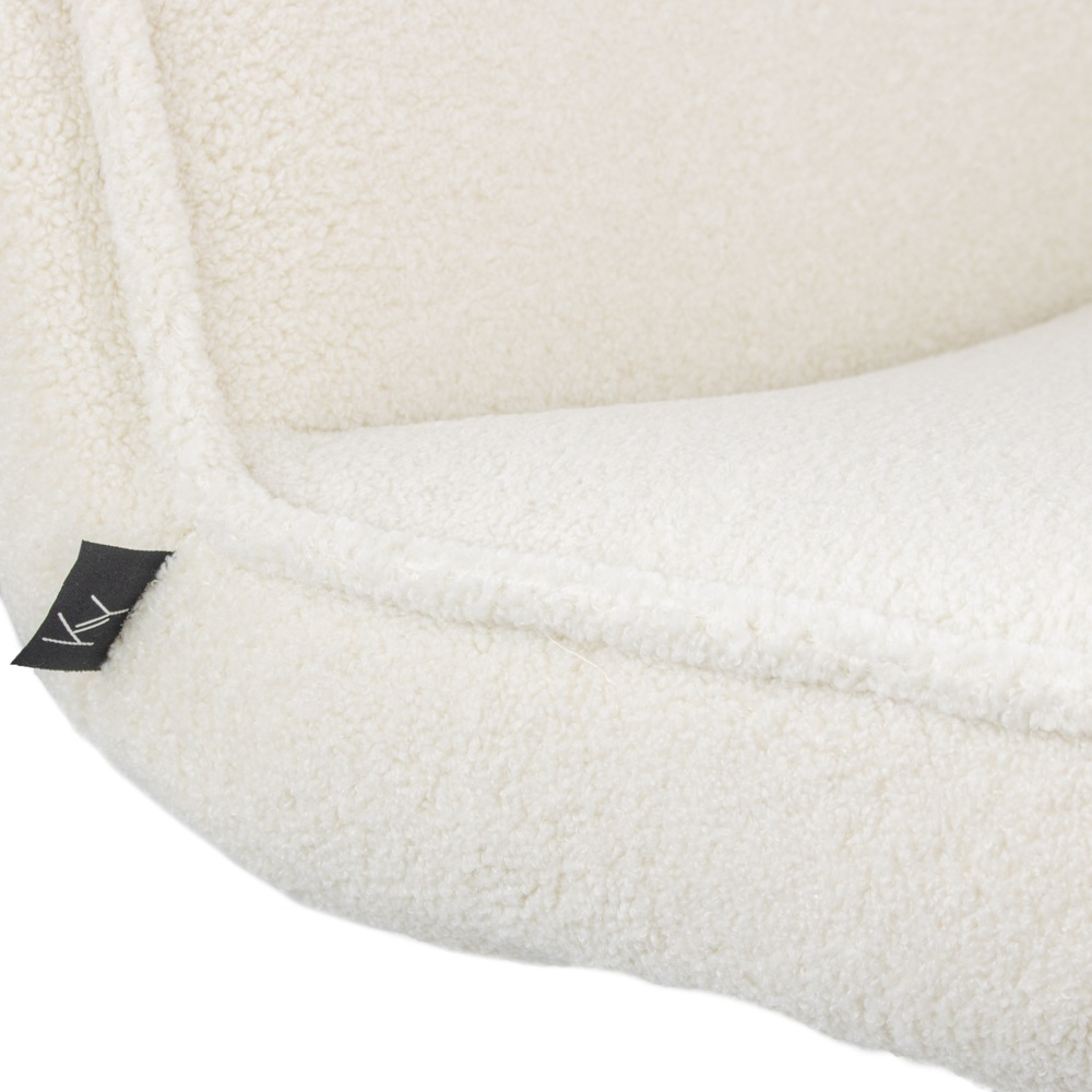 Fauteuils - Draaibare fauteuil Marijn teddy naturel - Dimehouse