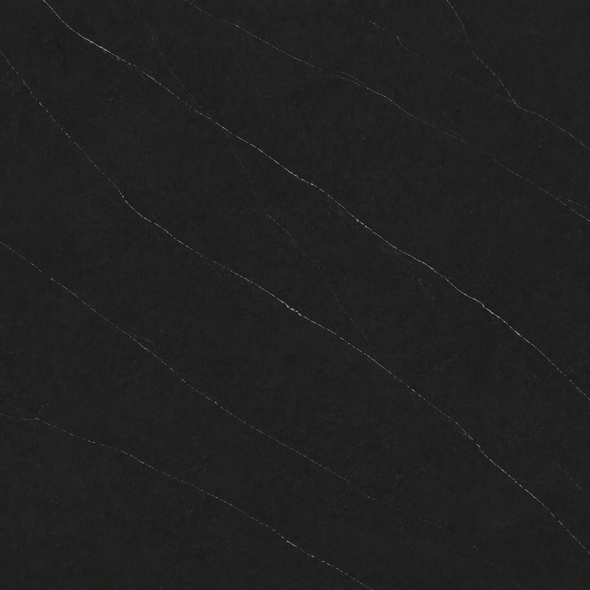 Kleine eettafel Walnoot met zwart Melamine - 110 cm - met opbergruimte - Kara