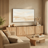 Mueble TV de melamina aspecto roble antracita Lowen 180 cm