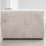 Banken-Hoekbank beige chenille stof - 270x165 cm - Shane - rechts-Dimehouse