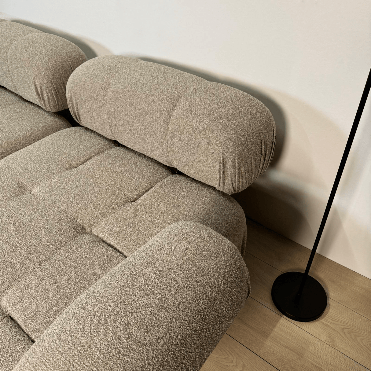 Banken - Modulaire bank 3 - zits met hocker Doblo beige - Dimehouse