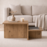 Mesa de salón Natural aspecto de pino Melamina Eterna 