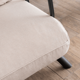 Banken - Slaapbank beige linnen stof 2 persoons - Sando - Dimehouse
