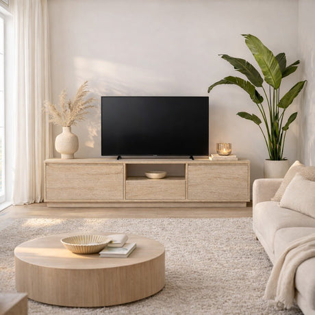 Mueble de TV Beige Melamina Flare 42x160x29,5 cm 