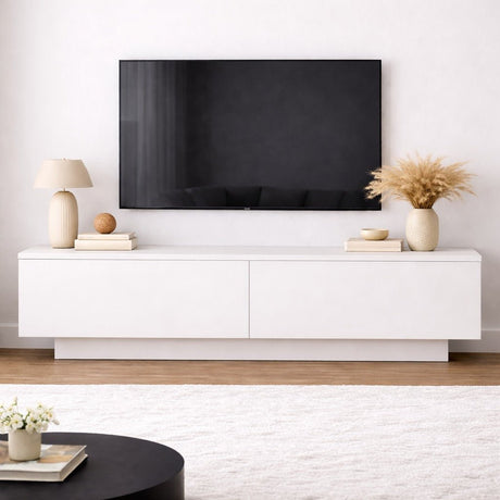 Muebles de TV Mérida White Melamine 140x38.2x35.5 cm