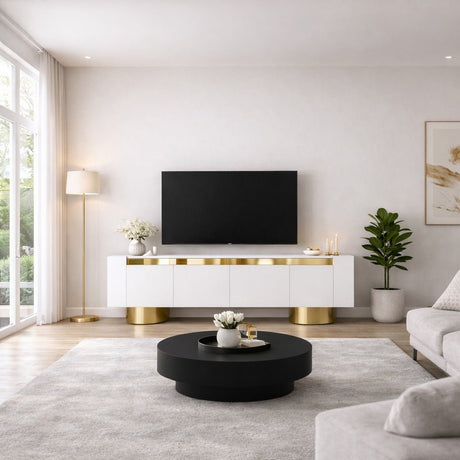 Mueble-de-TV-Bohemia-Blanco-180x50x30---Marco-Dorado