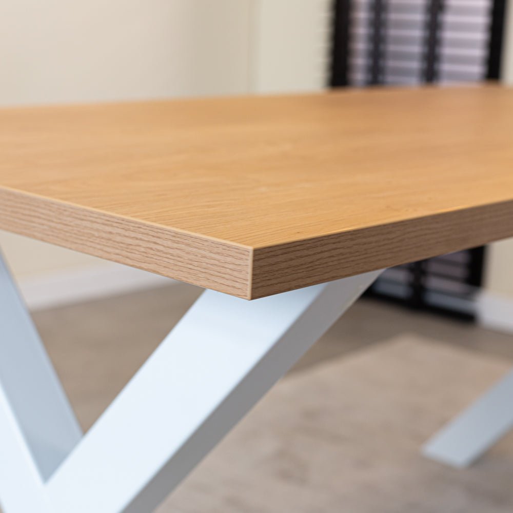 Mesa de 190x100 Melamina Look Roble Lenzo - Robson Oak 