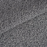 Juego de 4 Sillas de Comedor Escandinavas Gris Bouclé Tela Swift - Sin Apoyabrazos 