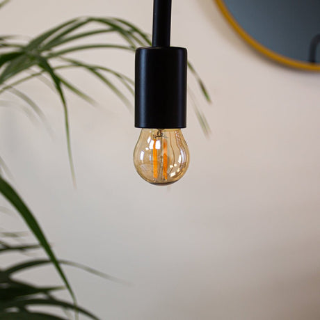 Filamento LED de fuente de luz Bol Ø4.5 Amber -Colorado