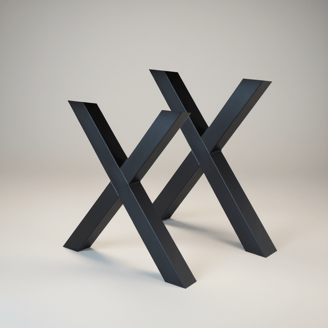 X Frame Zwart set van 2