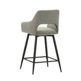 Taburete Skye Dimehouse Verde L x An x Al 81x63x54 Tela Blanco foto vista trasera diagonal