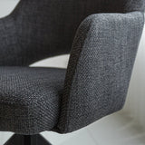 Silla de comedor Sid Dimehouse Antracita L x An x Al 59x56x53 Tela Detalle fotográfico atmosférico