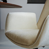 Silla de comedor Nela Dimehouse Blanco L x An x Al 64x64x52 Tela Detalle fotográfico atmosférico