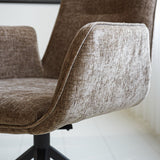 Silla de comedor Nela Dimehouse Taupe L x An x Al 64x64x52 Tela Atmosphere foto diferente