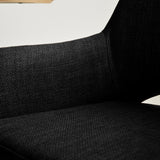 Silla de comedor Suzy Dimehouse Negro L x An x Al 64x61x53 Tela Detalle fotográfico atmosférico