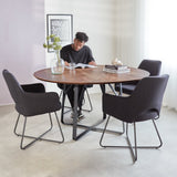 Silla de comedor Suzy Dimehouse Negro L x An x Al 64x61x53 Tela Fotografía atmosférica en situación