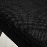 Silla de comedor Suzy Dimehouse Negro L x An x Al 64x61x53 Tela Detalle fotográfico atmosférico