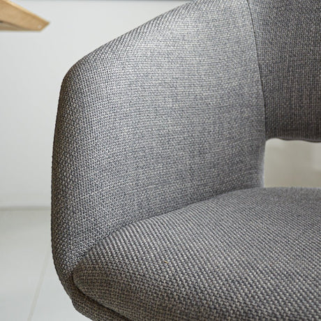 Silla de comedor Don Dimehouse Gris L x An x Al 60x56x56 Tela Detalle fotográfico atmosférico